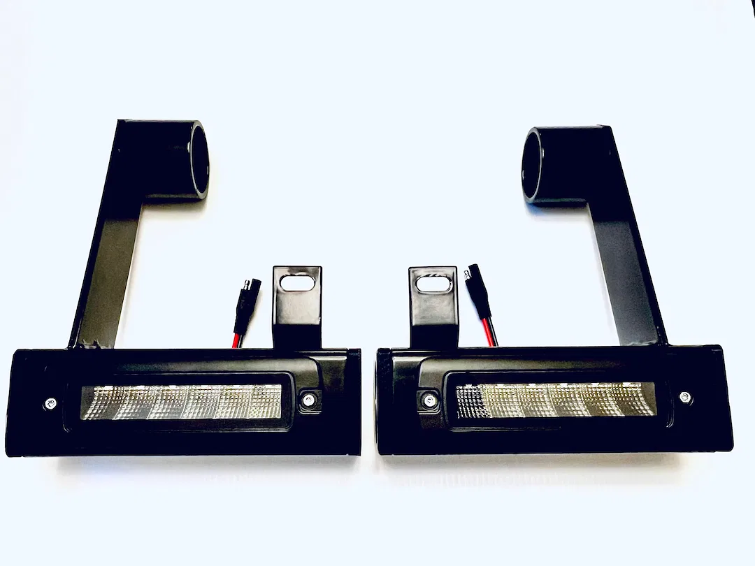 DHDHB3500S – RACESPORT LT Backup Light, Hitch Bar Set Of 2 Clear Bulb 7 Inch Chrome Rectangular Housing CREE LED 36 W...